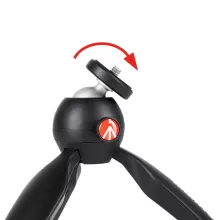 Manfrotto PIXI Mini Tripod MII, schwarz (MTPIXIMII-B)
