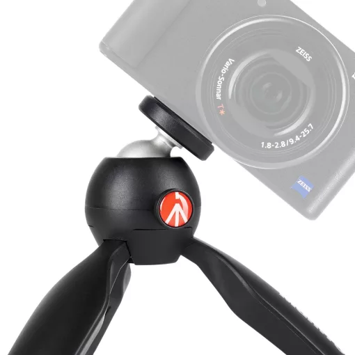 Manfrotto PIXI Mini Tripod MII, schwarz (MTPIXIMII-B)