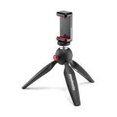   Manfrotto Pixi mini állvány MII, univerzális okostelefon tartóval (MKPIXICLMII-BK)
