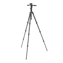 Manfrotto Befree GT karbon állvány tekerős zár +3D live fotó/videó fej (MKBFRTC4GTFB-3W)
