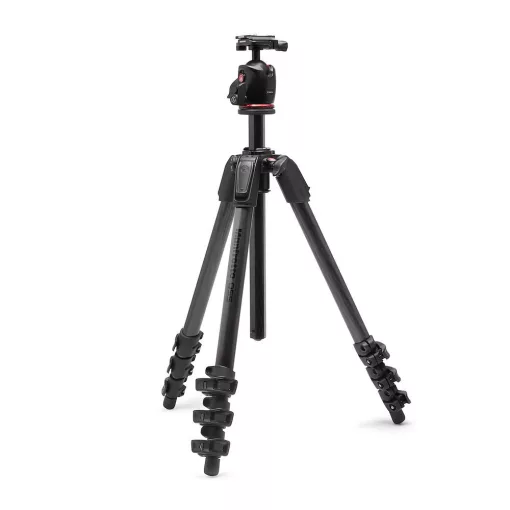 Manfrotto 055 kit karbon 4 szekciós állvány + gömbfej Arca Swiss (MK055CXPRO4-Q6T)
