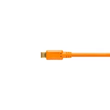 TETHER TOOLS TetherPro USB 2.0. > Micro-B 5pin 4.6m narancs - 220387 (CU5430)