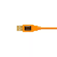 TETHER TOOLS TetherPro USB 2.0 > Mini-B 8pin 4.6m narancs - 257113 (CU8015)