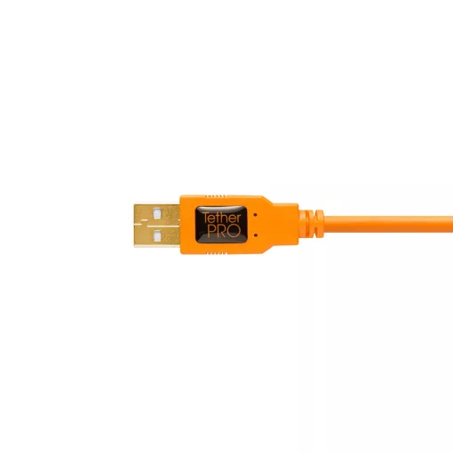 TETHER TOOLS TetherPro USB 2.0 > Mini-B 8pin 4.6m narancs - 257113 (CU8015)