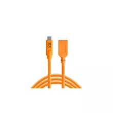 TETHER TOOLS TetherPro USB C - USB aljzat 4.6m narancs (CUCA415)
