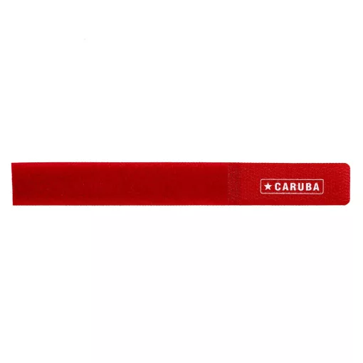 Caruba Gyorskötöző, tépőzáras - 10db - 15x2cm - piros