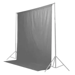 Caruba Szövet háttér - 2x3m Szürke (CBG-2G)