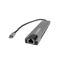 Caruba 8in1 USB-C HUB USB 3.0 - ethernet USB-C csatlakozás