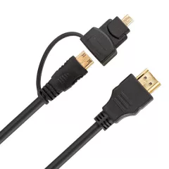 Feelworld Micro/Mini 2 in 1 HDMI Cable - 1m 