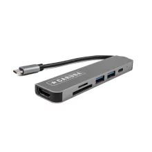 Caruba 6in1 USB-C HUB USB 3.0 - USB-C csatlakozás