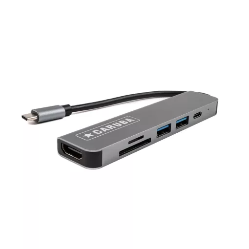 Caruba 6in1 USB-C HUB USB 3.0 - USB-C csatlakozás