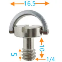 Mikrosat cseretalp csavar 1/4“ menettel (CS-037)