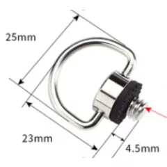 Mikrosat rövid cseretalp csavar 1/4“ menettel (CS-039)