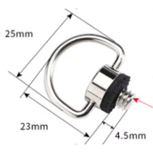 Mikrosat rövid cseretalp csavar 1/4“ menettel (CS-039)