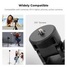 K&F Concept MS-24 állvány, 175cm, selfie bot, Gopro adapter, telefon adapter, bluetooth kioldó (KF-09-143)