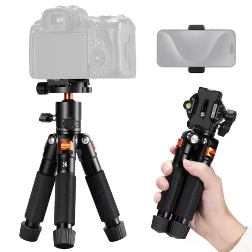 K&F Concept S225A0+BH-25 mini állvány, 55cm max magasság, 6kg teherbírás ( KF-09-160)