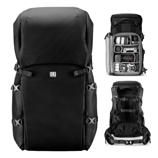 K&F Concept 40L Star Wander 05, fotós hátizsák, fekete (KF-13-207V1)