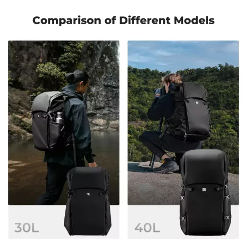 K&F Concept 40L Star Wander 05, fotós hátizsák, fekete (KF-13-207V1)