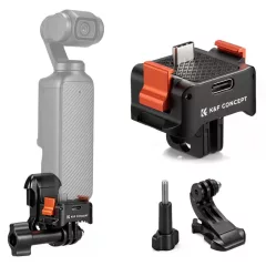   K&F Concept állvány adapter és gyorskioldó talp USB-C csatlakozással, DJI Osmo Pocket 3/4-hez (KF-20-0018)