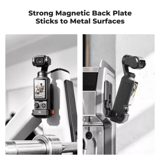 K&F Concept PP63 mágneses mini állvány és védőkeret, DJI Osmo Pocket 3/4-hez (KF-20-0022)