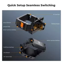 K&F Concept többfunkciós alumínium bővítőkeret DJI Osmo Pocket 4-hez (KF-20-0023)