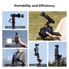 K&F Concept többfunkciós alumínium bővítőkeret DJI Osmo Pocket 4-hez (KF-20-0023)