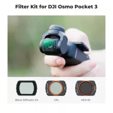 K&F Concept szűrő szett DJI Osmo Pocket 3/4 (CPL+Black mist 1/4+ND2-32) (KF-2148)