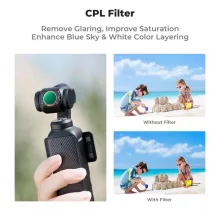 K&F Concept szűrő szett DJI Osmo Pocket 3/4 (CPL+Black mist 1/4+ND2-32) (KF-2148)