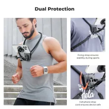 K&F Concept nyakba akasztható akció kamera tartó, Magsafe, Gopro és DJI Pocket 3 adapter (KF-2288)