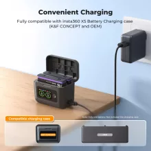 K&F Concept DJI Insta 360 X5 akkumulátor, 2700mAh (KF-28-0128)