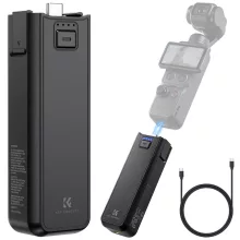 K&F Concept akkus markolat DJI Osmo Pocket 3/4-hez, 5000 mAh, gyorstöltéssel (KF-28-0139)