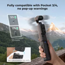 K&F Concept akkus markolat DJI Osmo Pocket 3/4-hez, 5000 mAh, gyorstöltéssel (KF-28-0139)