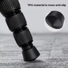 K&F Concept univerzális csúszásgátló gumis állványláb tüske, 1/4"-os menet, 3 darabos szett (KF-31-050)