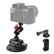 K&F Concept MS45 bővíthető tapadókorong, 11,4cm-es tapadófelület, magic arm, telefon, Gopro adapter (KF-31-100)