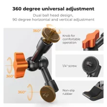 K&F Concept MS31 magic arm, 15cm + super clamp, satu, 15-55mm (KF-31-130)