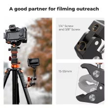 K&F Concept MS31 magic arm, 15cm + super clamp, satu, 15-55mm (KF-31-130)