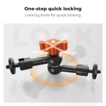 K&F Concept MS31 magic arm, 15cm + super clamp, satu, 15-55mm (KF-31-130)