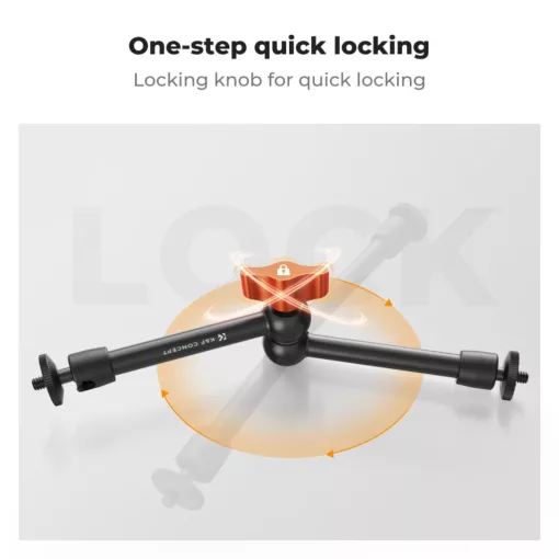 K&F Concept MS32 magic arm, 25cm + super clamp, satu, 15-55mm (KF-31-131)