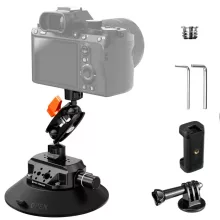 K&F Concept MS46 bővíthető tapadókorong, 15,2cm-es tapadófelület, magic arm, telefon, Gopro adapter (KF-31-136)
