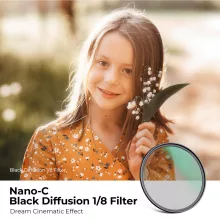 K&F Concept C Series Black Mist 1/8 szűrő, ulravékony többrétegű bevonat, 52mm (KF01-2253)