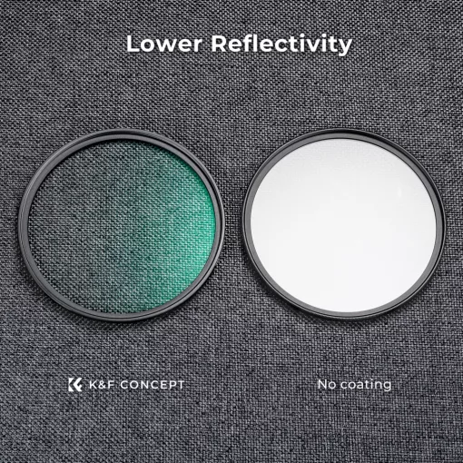 K&F Concept C Series Black Mist 1/8 szűrő, ulravékony többrétegű bevonat, 55mm (KF01-2254)