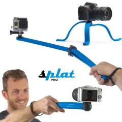   Miggö Splat Flexible hajlítható lábú miniállvány, DSLR és akció kamerákhoz, kék (M-MW-SP-SLR-BL-80)