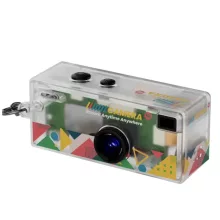 Mikrosat G6 vintage mini digitális fényképezőgép, kulcstartó (Átlátszó)