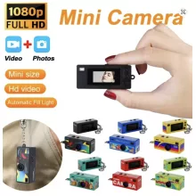 Mikrosat G6 vintage mini digitális fényképezőgép, kulcstartó (Sárga)