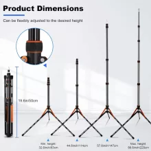 Mikrosat Nano 220  Alu Kompakt Lámpaállvány (max. 2,5kg, 220 cm)