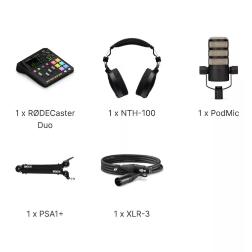 RODE RODECASTER DUO PODCAST ÉS AUDIO PRODUKCIÓS SZETT