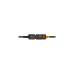   TETHER TOOLS TetherPro Optima 10G USB-C TetherBoost Locking Extension Cable, 16’ (4.8m) narancs (TBP3G2-ORG)