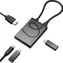 Ulanzi H1 4-in-1 USB-C Media Hub, multimédiás dokkoló, 3db USB-C, 1db HDMI (UL-M033)