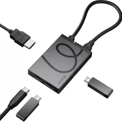   Ulanzi H1 4-in-1 USB-C Media Hub, multimédiás dokkoló, 3db USB-C, 1db HDMI (UL-M033)