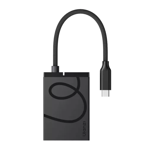 Ulanzi H1 4-in-1 USB-C Media Hub, multimédiás dokkoló, 3db USB-C, 1db HDMI (UL-M033)
